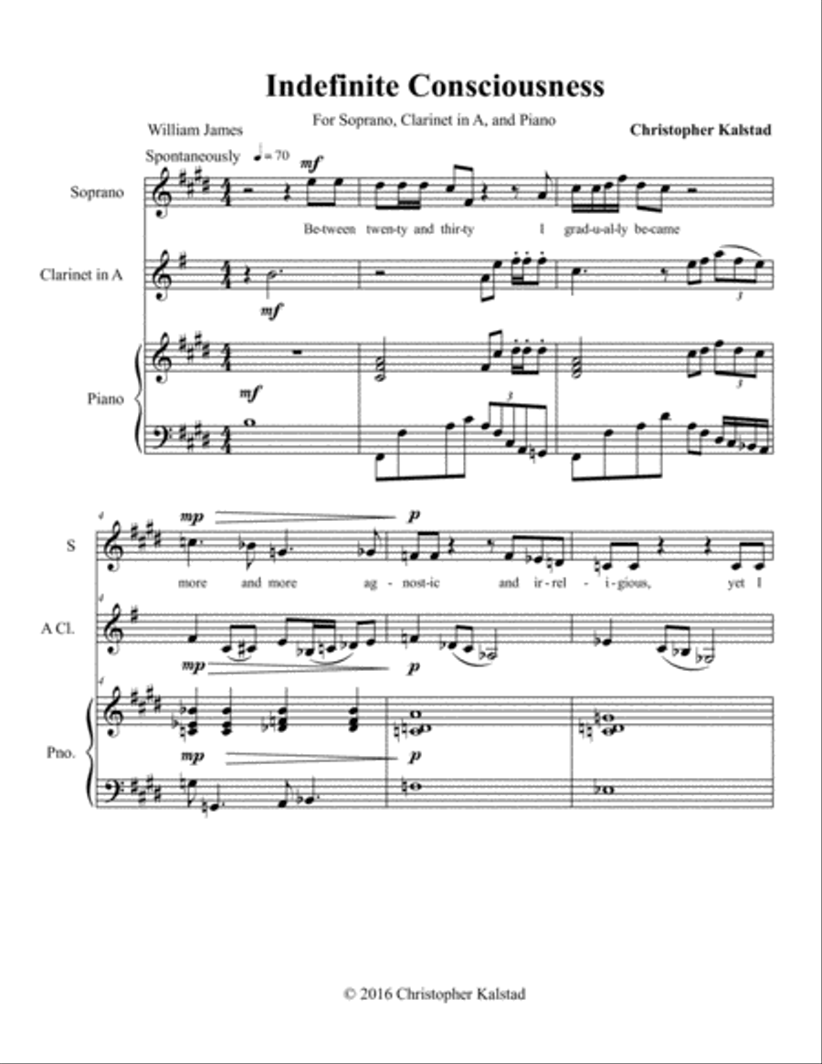 Indefinite Consciousness Small Ensemble scores gallery preview page 2