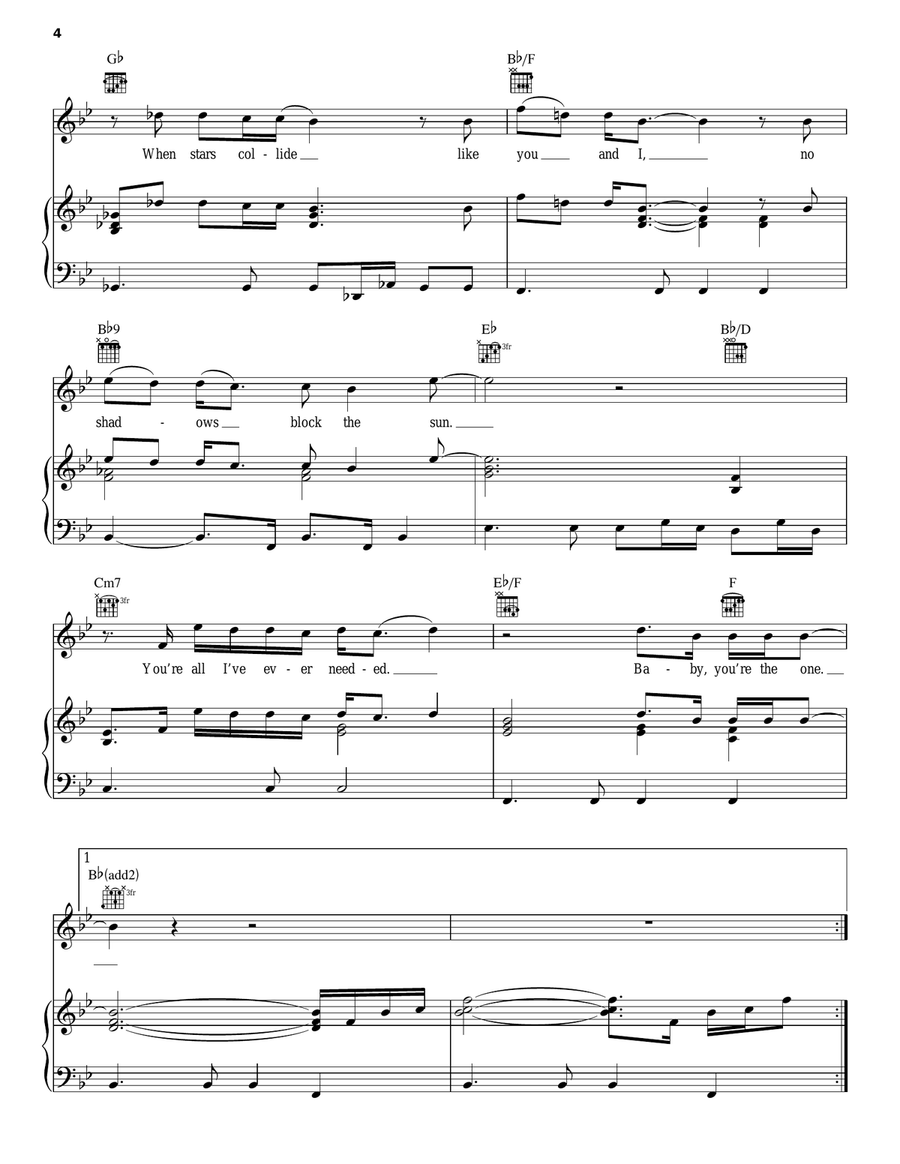 The One Acoustic Guitar scores gallery preview page 4