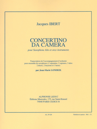 Book cover for Concertino da Camera