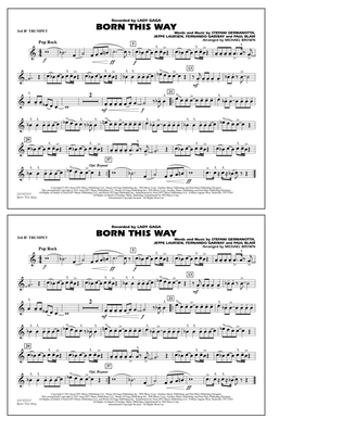 Born This Way - 3rd Bb Trumpet