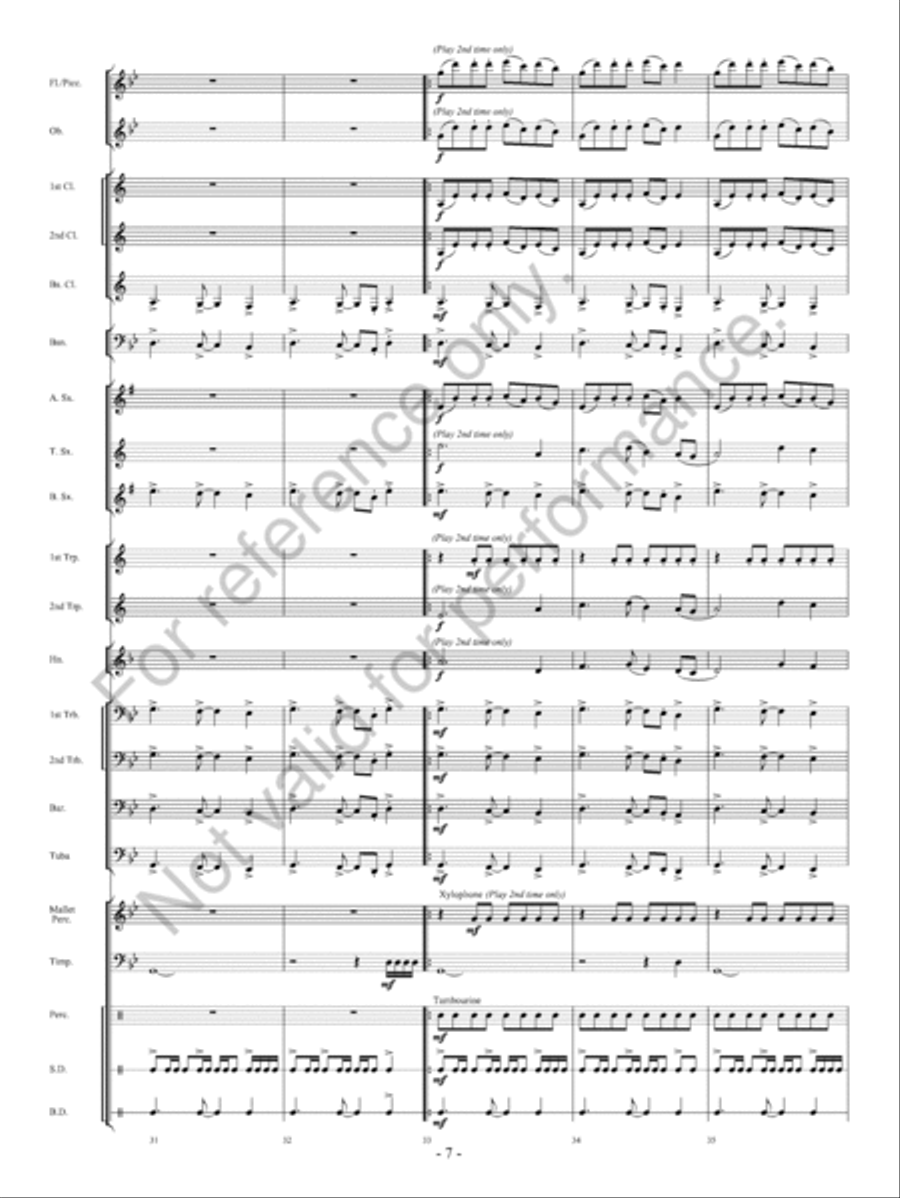 Fate of the Gods Fate of the Gods Concert Band scores gallery preview page 8