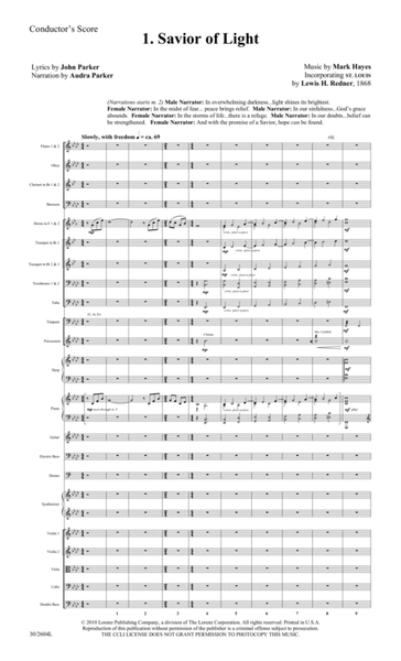 Child of Hope - Orchestral Score and Parts