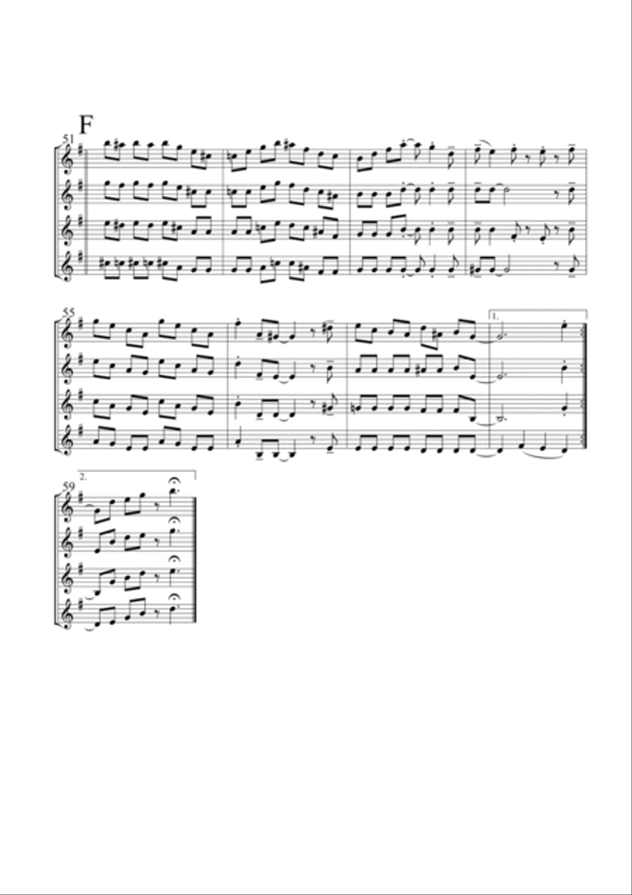 Four Brothers Woodwind Quartet scores gallery preview page 5