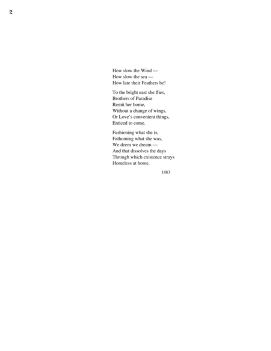 How Slow The Wind How Slow The Wind Voice scores gallery preview page 2