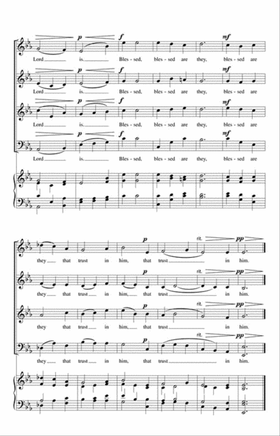 O Taste and See O Taste and See 4-Part scores gallery preview page 3