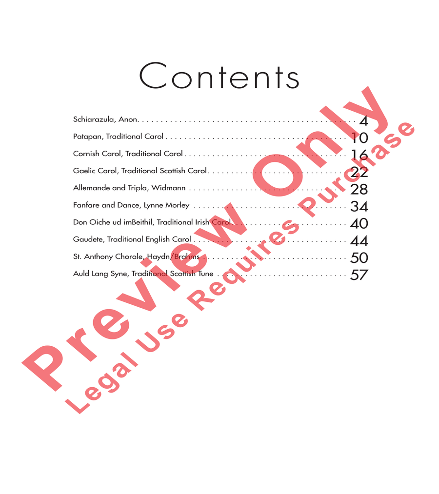 Festive Collection for Guitar Ensemble Guitar Ensemble scores gallery preview page 3