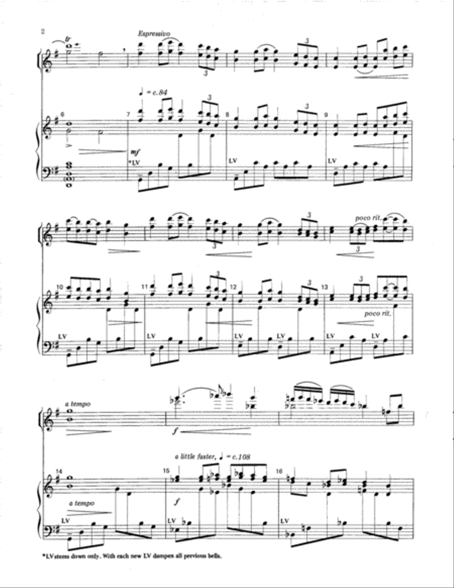 Fantasia-Digital Download Handbell Choir scores gallery preview page 2