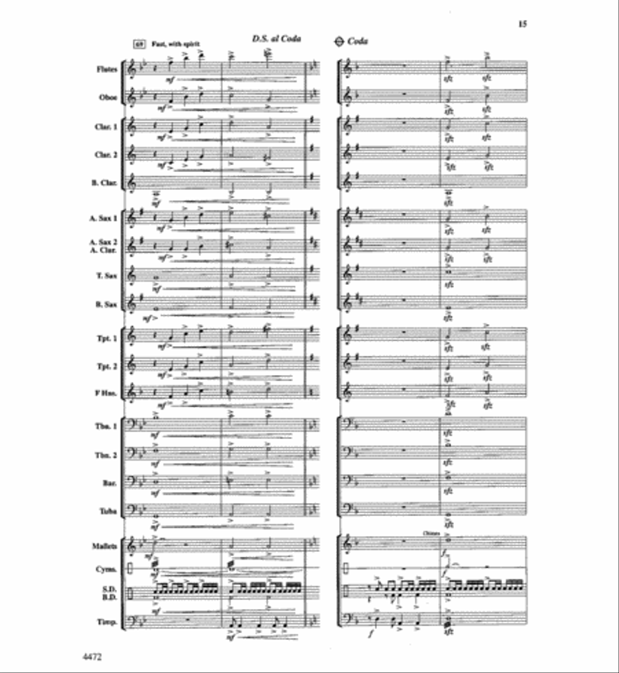 King's Mountain Adventure Concert Band scores gallery preview page 16