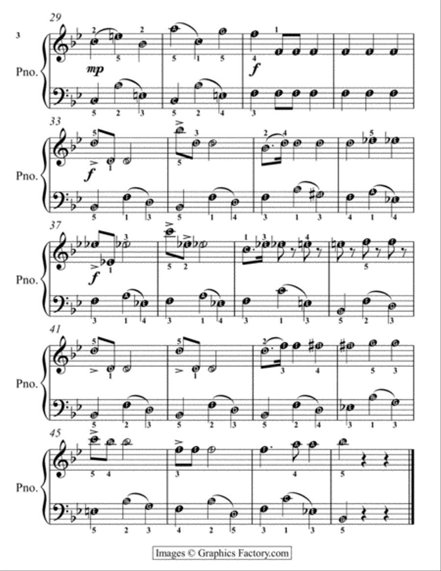 Petite Viennese Waltzes for Easiest Piano Booklet G Easy Piano scores gallery preview page 5