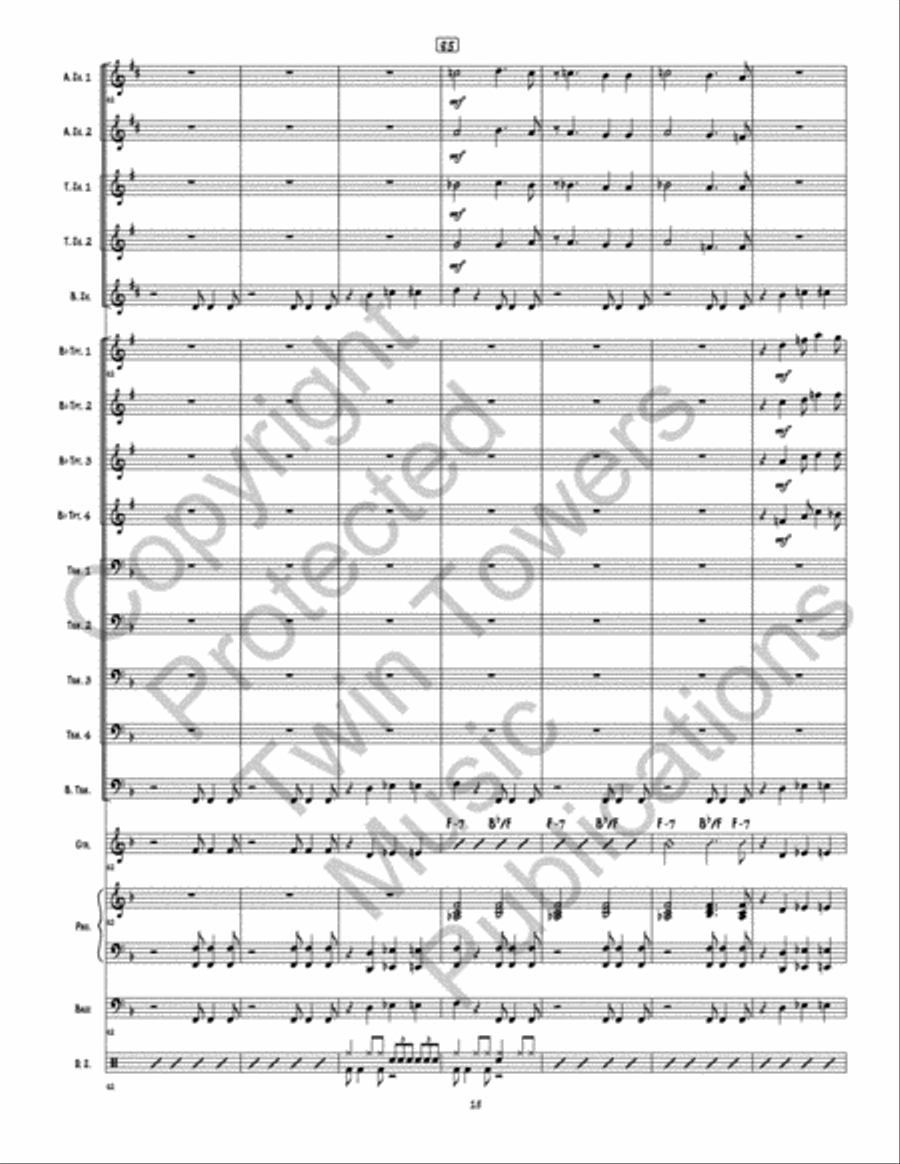 Pocket Aces Pocket Aces Jazz Ensemble scores gallery preview page 16