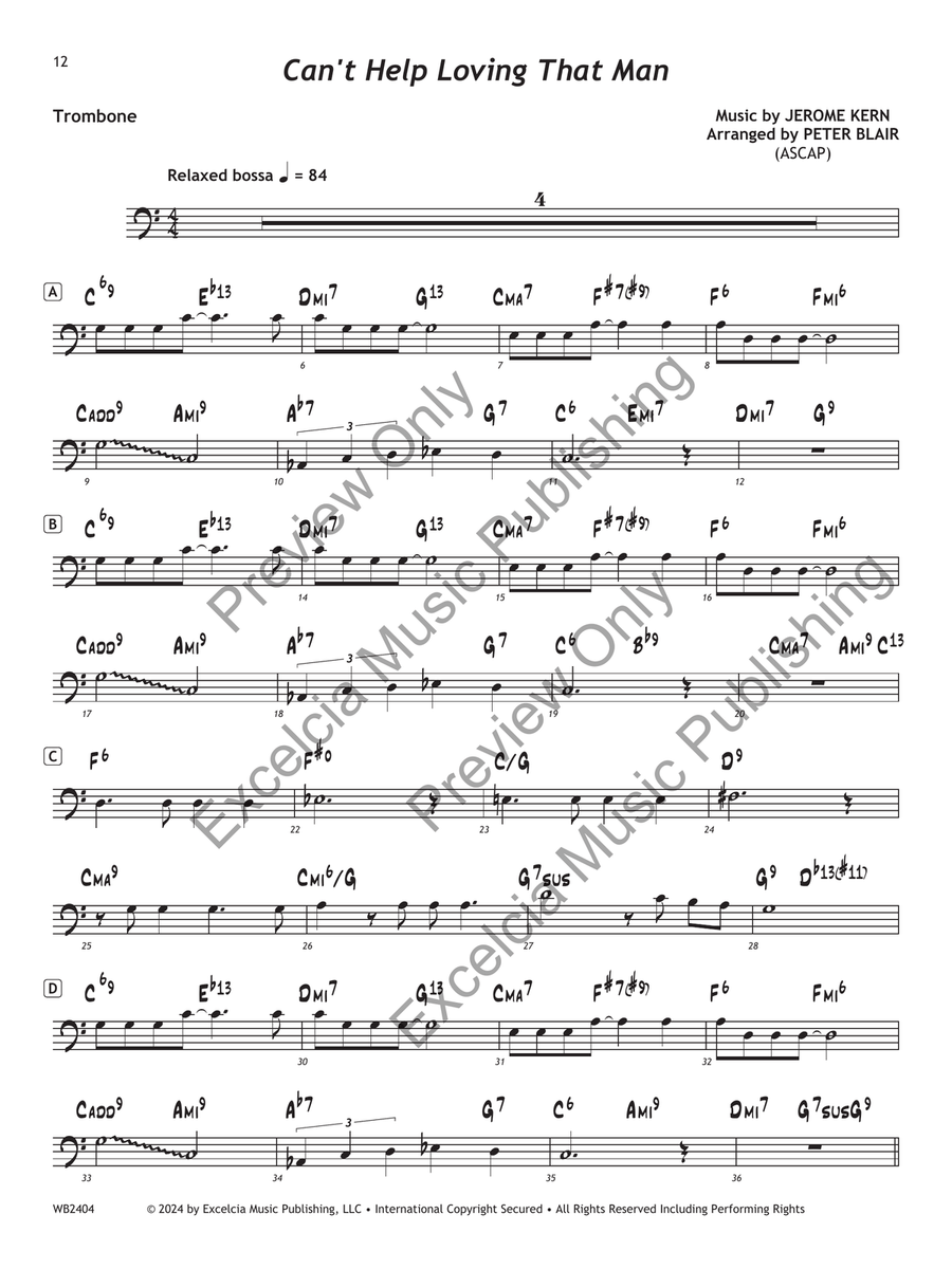 Solo Styles for Jazz - Trombone, Euphonium Small Ensemble scores gallery preview page 6
