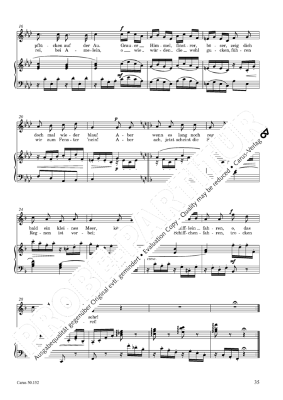 Liederbuch fur Kinder op. 152 Choir scores gallery preview page 36