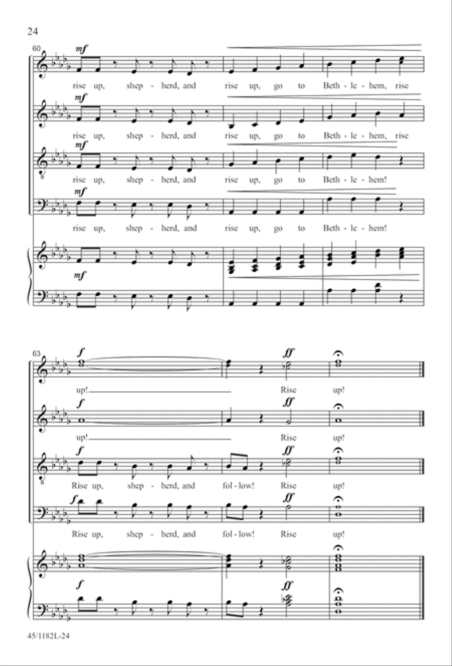 All Around A Cappella 4-Part scores gallery preview page 24