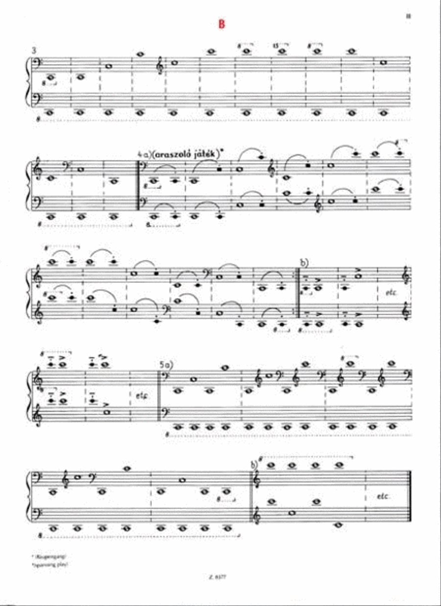 Jatekok - Games - Spiele 1 Piano Solo scores gallery preview page 2