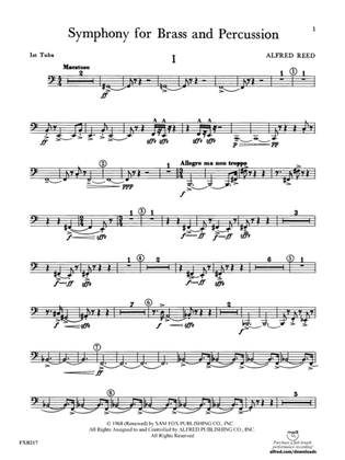 Symphony for Brass and Percussion: Tuba