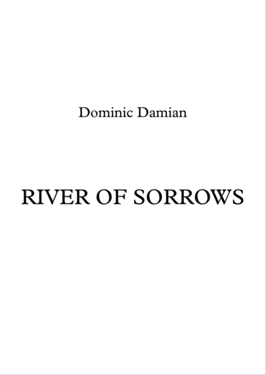 River Of Sorrows Small Ensemble scores gallery preview page 1