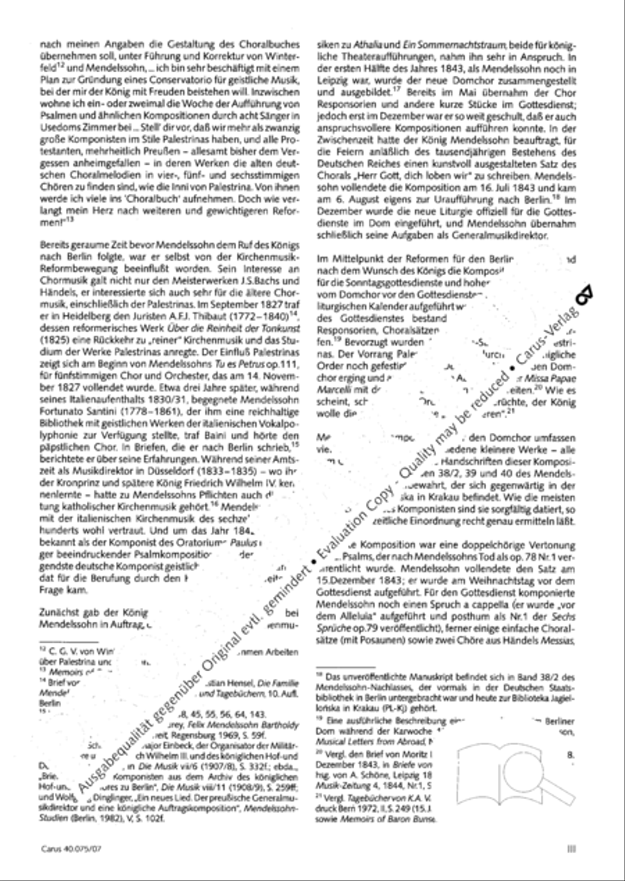 Psalm 98 (Der 98. Psalm) 4-Part scores gallery preview page 4