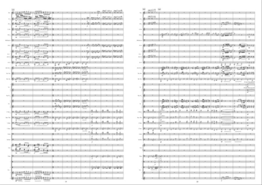 Symphony No. 2: States Of Mind, Opus 87 Concert Band scores gallery preview page 11
