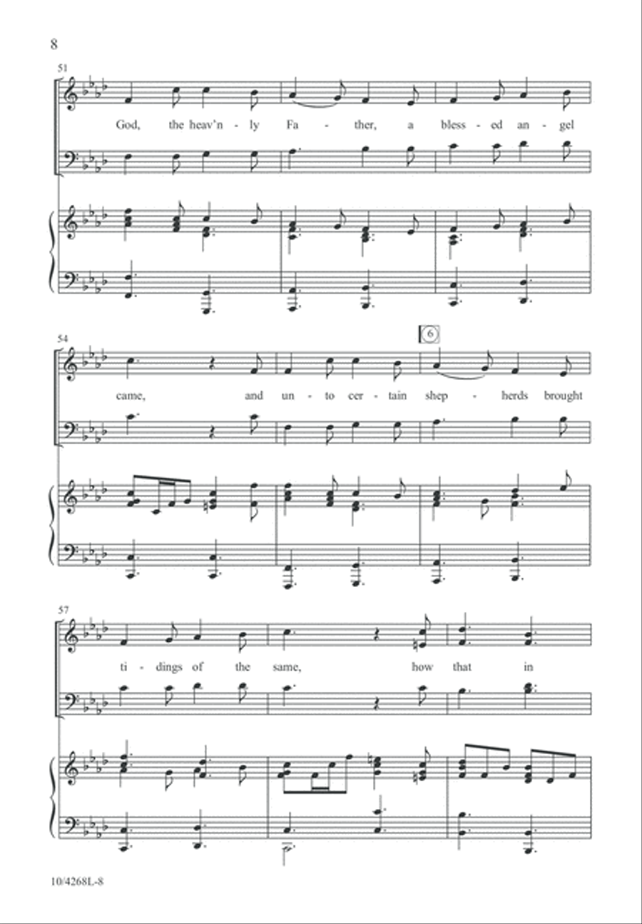 Tidings of Joy! 4-Part scores gallery preview page 9