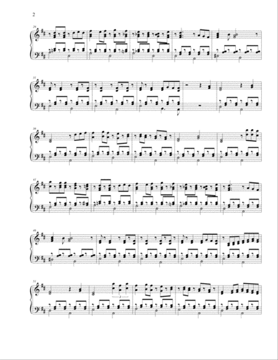 Selfportrait Piano Solo scores gallery preview page 2