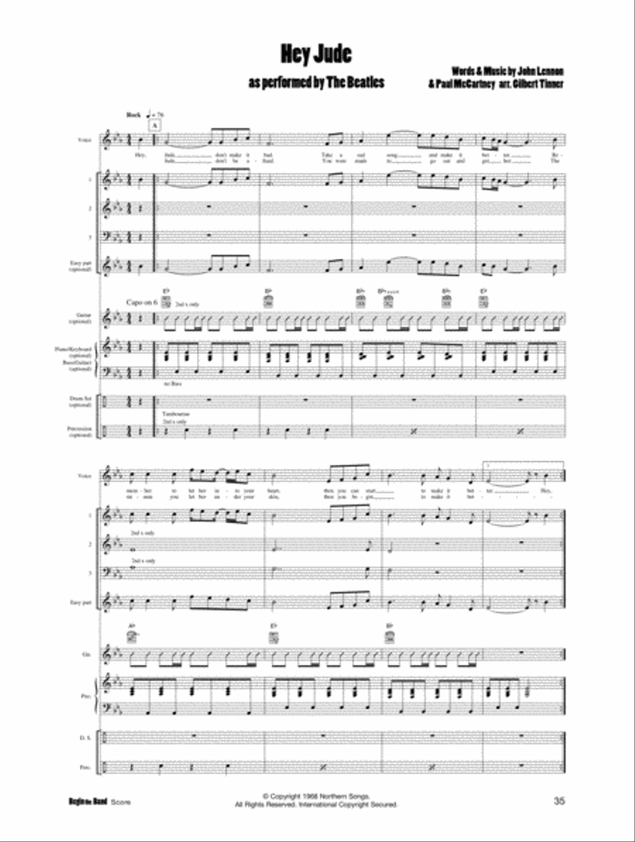 Begin the Band #2 Score scores gallery preview page 11