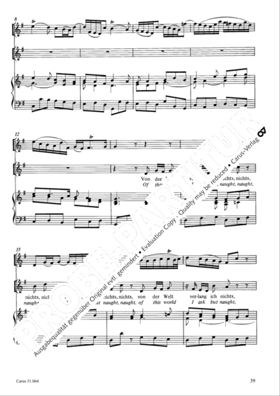 See now, what kind of love (Sehet, welch eine Liebe hat uns der Vater erzeiget) 4-Part scores gallery preview page 40