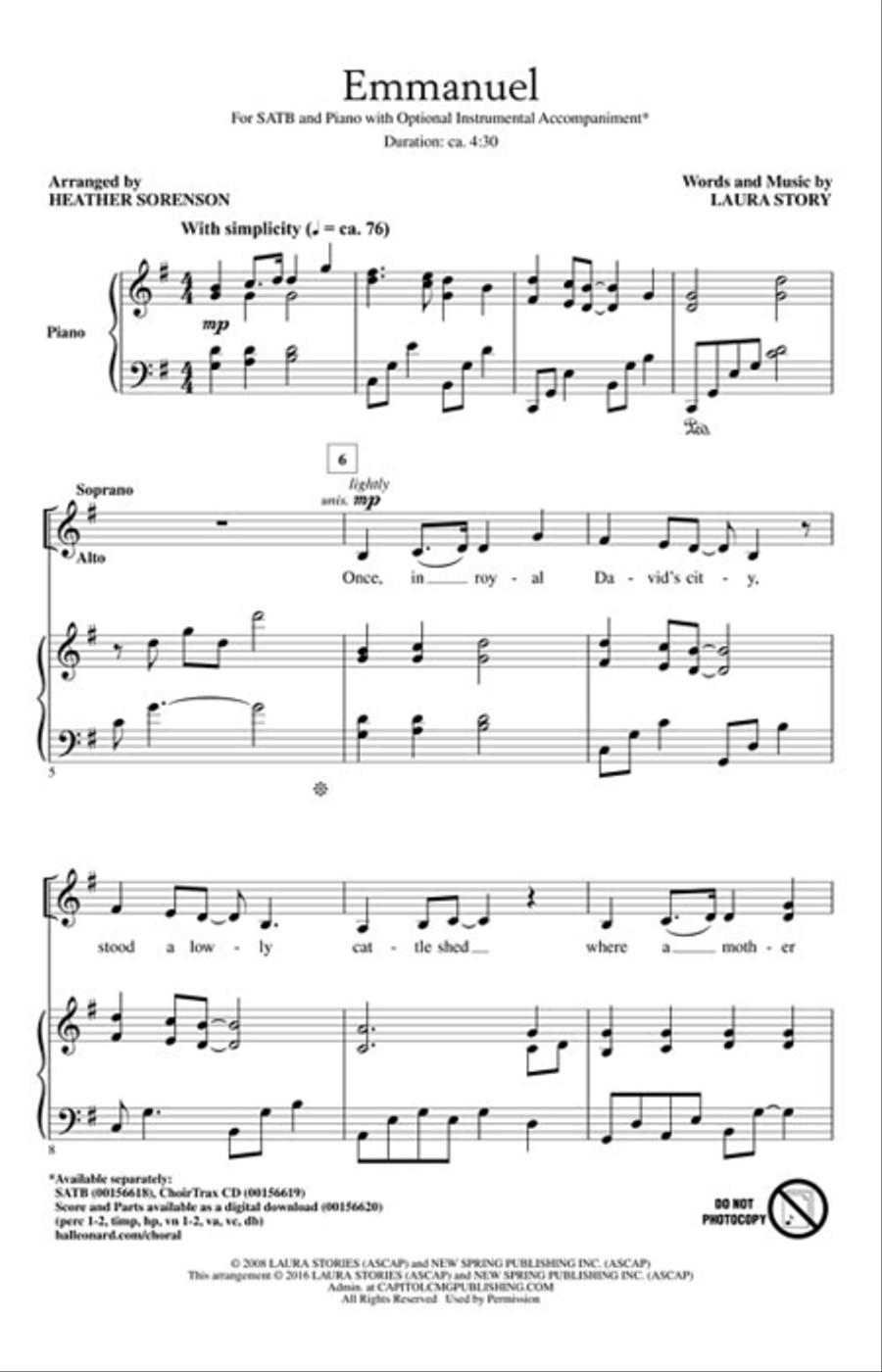 Emmanuel 4-Part scores gallery preview page 2
