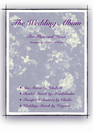 Book cover for The Wedding Album, for Solo Flute and Piano