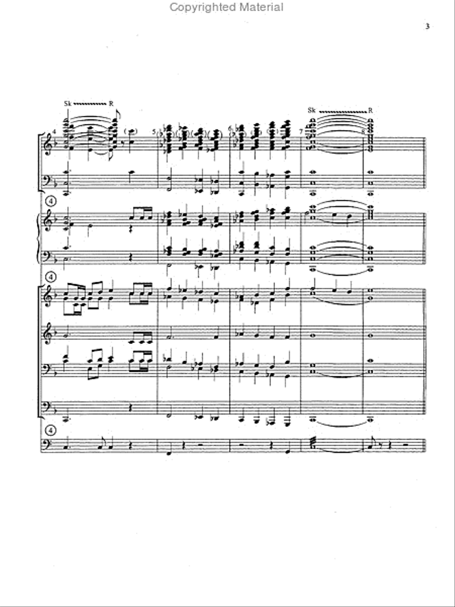 Christ the Lord Is Risen Today (Full Score)