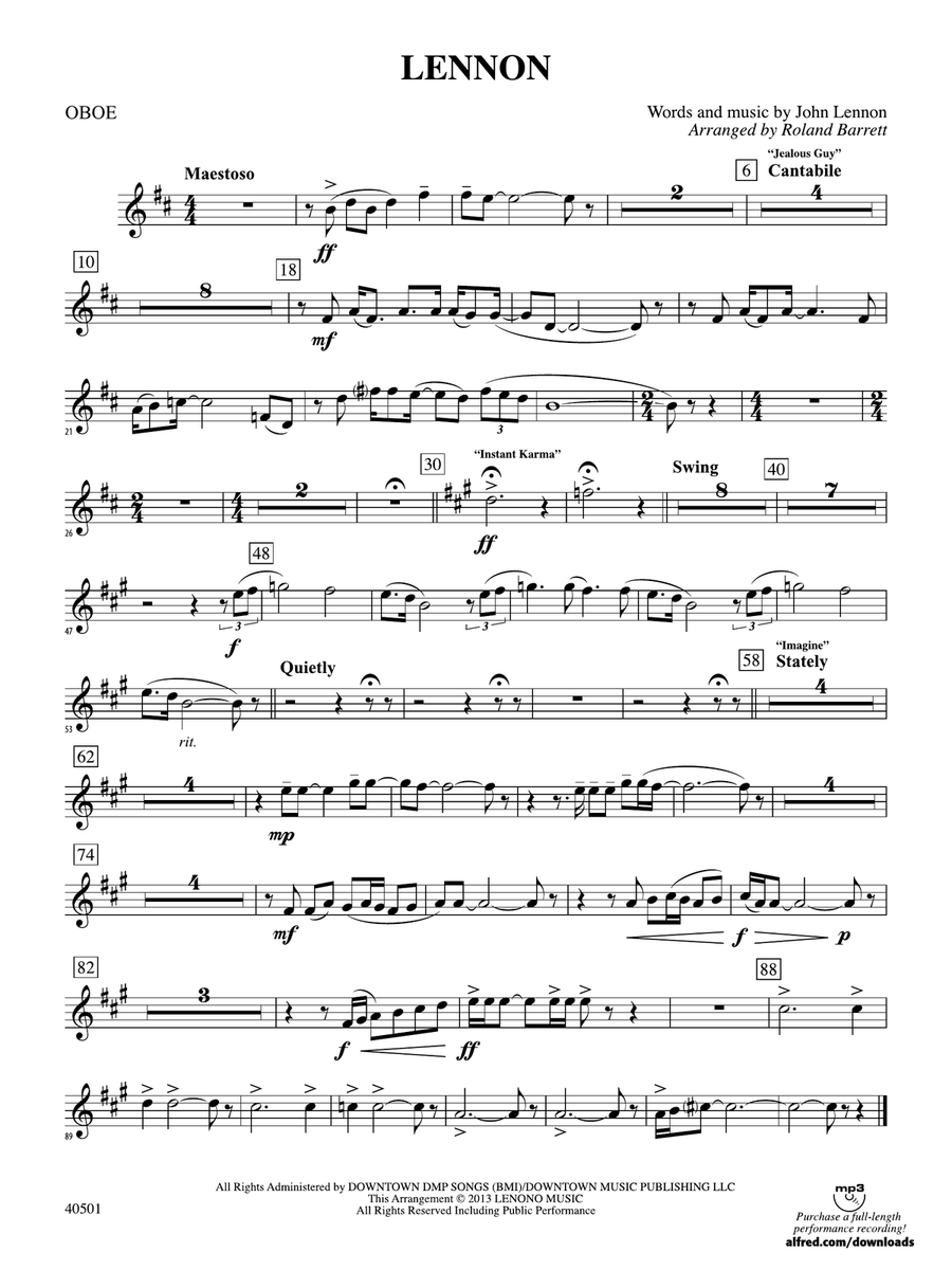 Lennon: Oboe