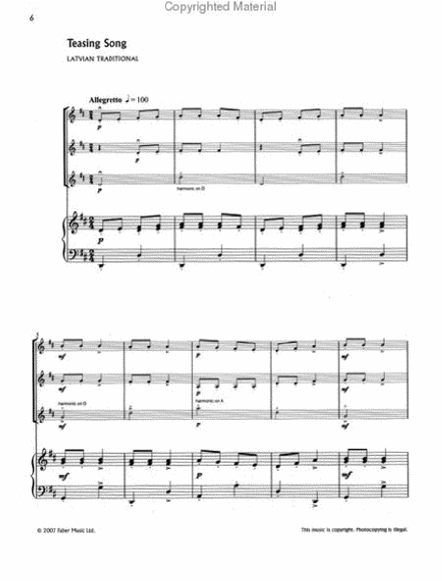 Folk Stringfest (Score & ECD) Viola scores gallery preview page 3