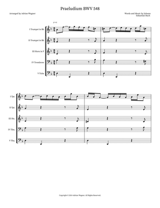 Praeludium BWV 548