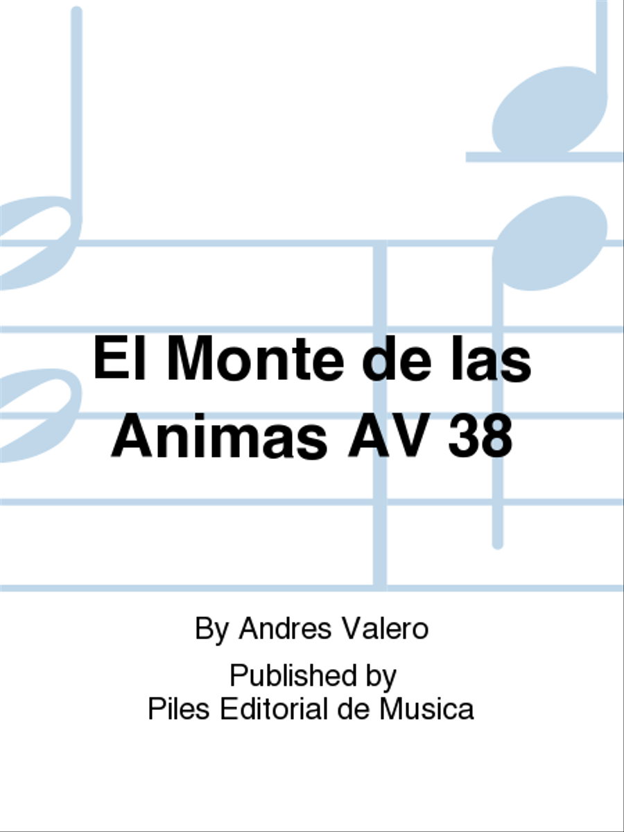 El Monte de las Animas AV 38 Full Orchestra scores gallery preview page 1