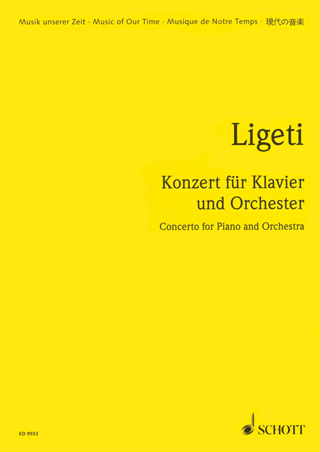 Gyorgy Ligeti : Concerto for Piano and Orchestra