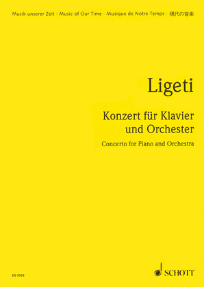 Book cover for Concerto for Piano and Orchestra (1985-88)