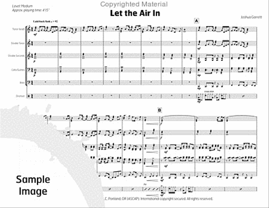 Let the Air In Steel Drum Band scores gallery preview page 4