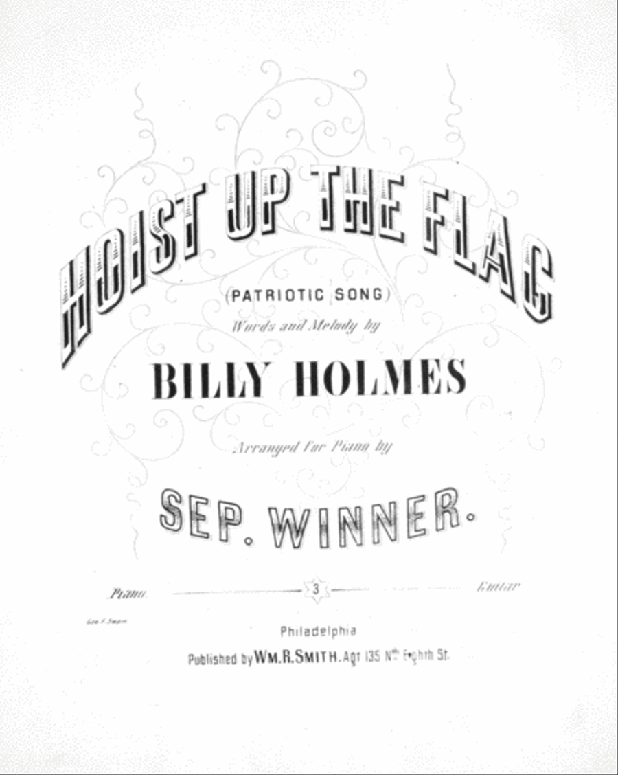 Hoist Up the Flag. Patriotic Song Voice scores gallery preview page 1