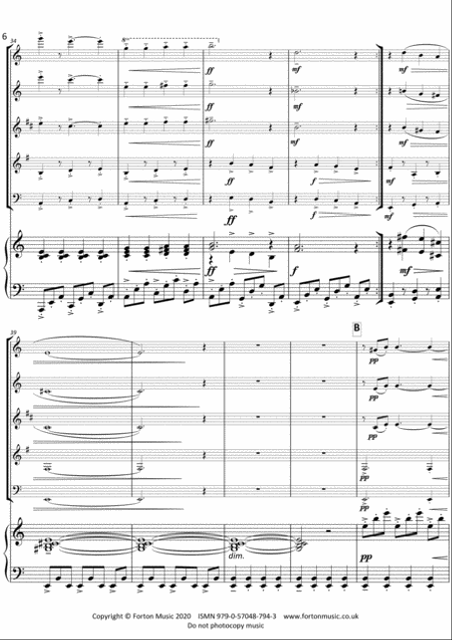 T.V. Theme Bassoon scores gallery preview page 6