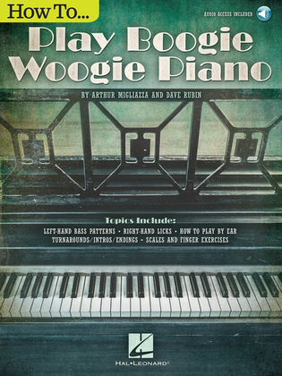 Book cover for How to Play Boogie Woogie Piano