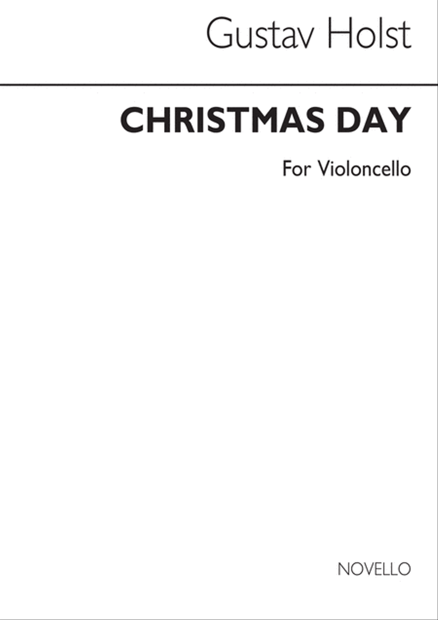 Holst Christmas Day - Cello Part scores gallery preview page 1