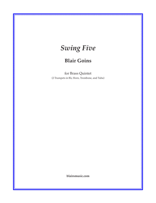 Swing Five for Brass Quintet