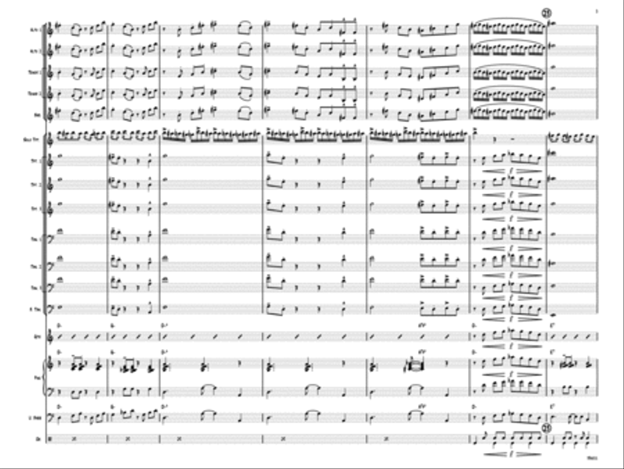 The Green Hornet Jazz Ensemble scores gallery preview page 3