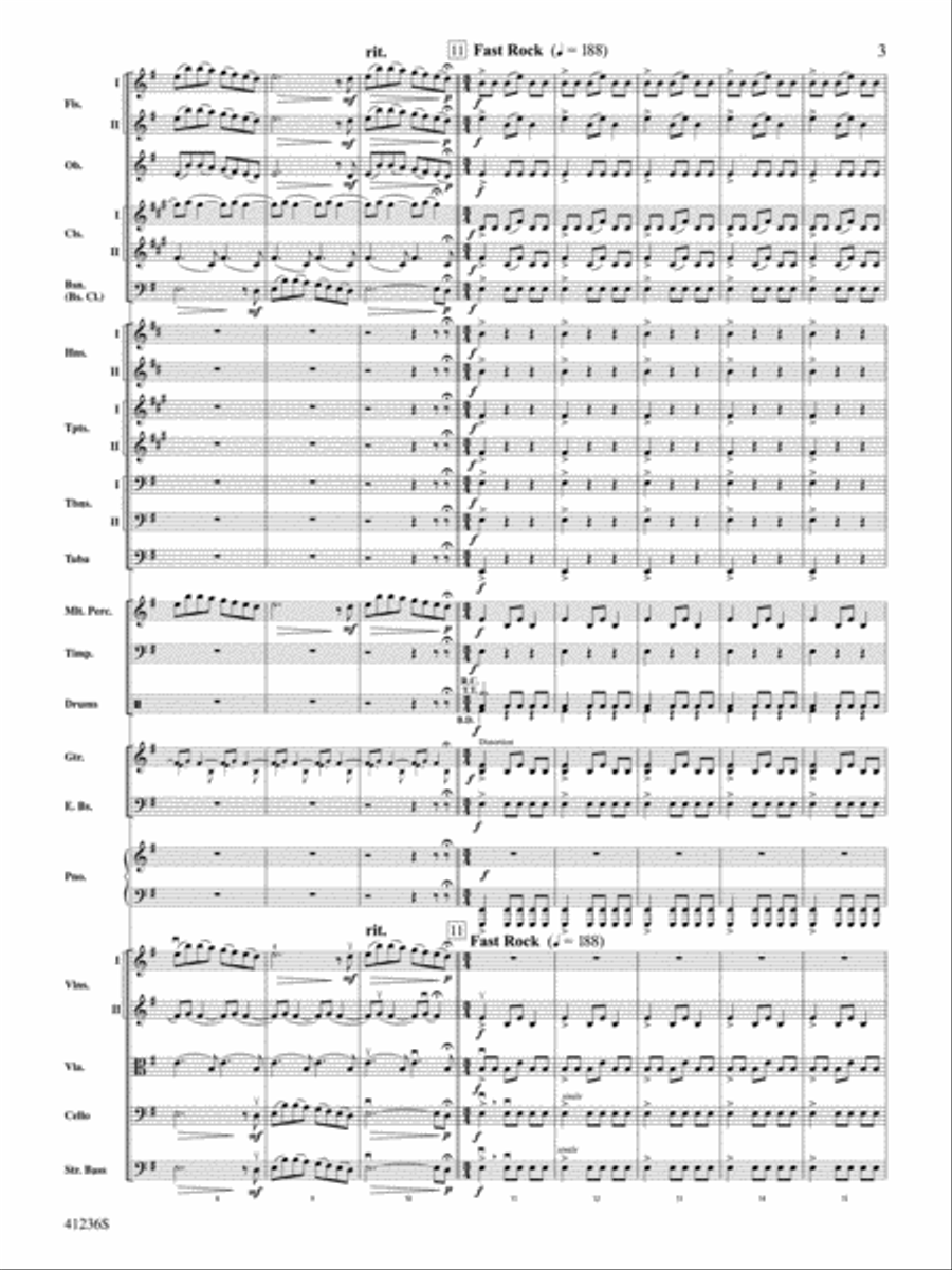 Christmas Eve/Sarajevo 12/24: Score Full Orchestra scores gallery preview page 3