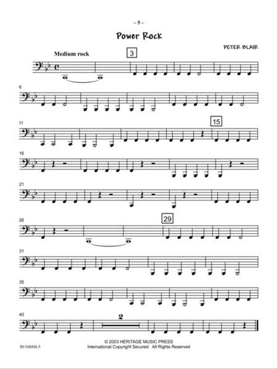 JumpStart First Concert Tuba Concert Band scores gallery preview page 4