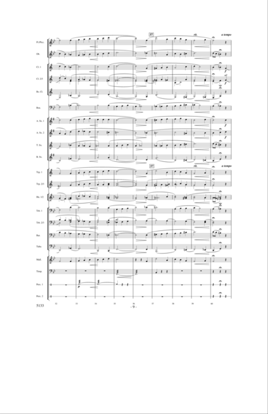 It Came Upon The Midnight Clear Concert Band scores gallery preview page 8