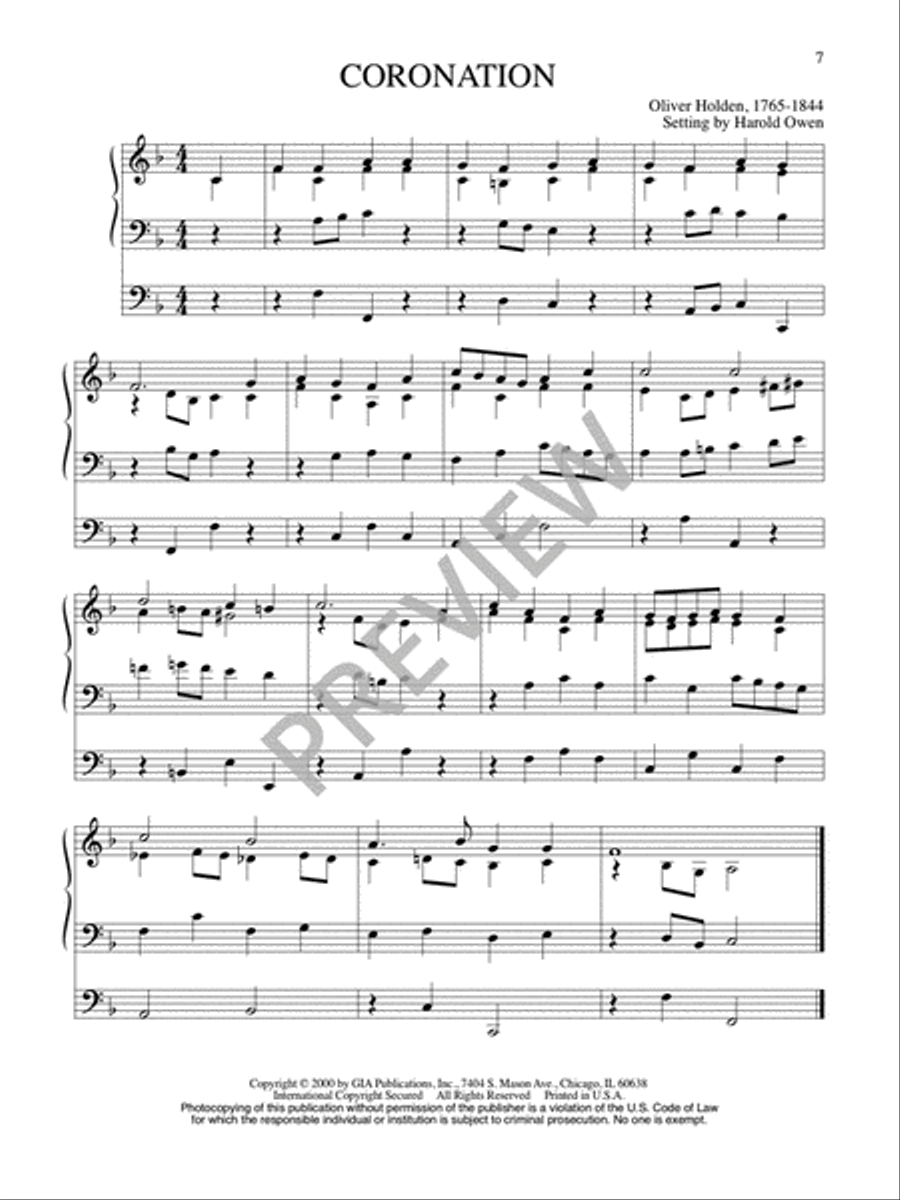 Twenty-Five Organ Harmonizations - Volume 1 Organ scores gallery preview page 9