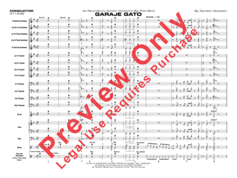 Garaje Gato Jazz Ensemble scores gallery preview page 22