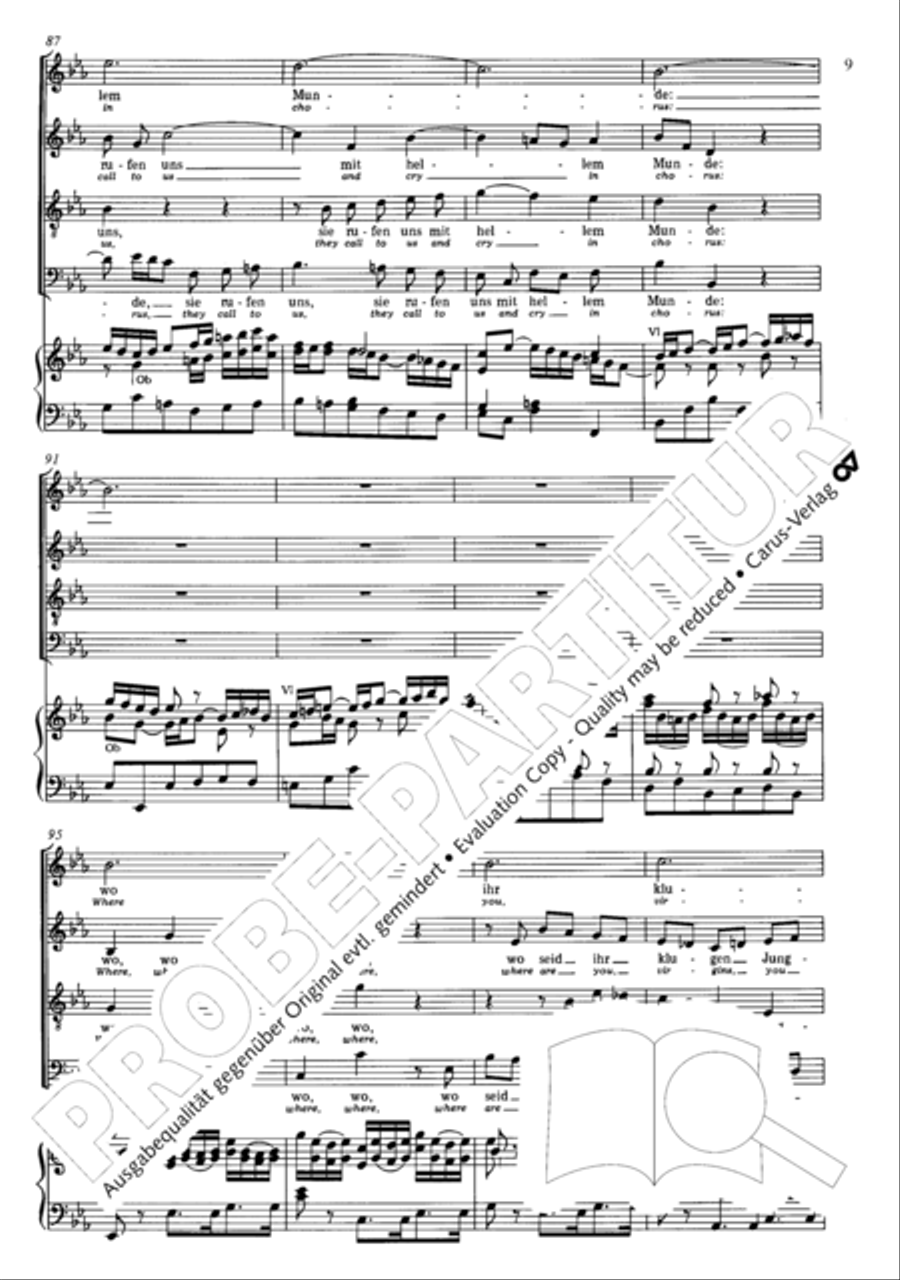 Wake, o wake and hear the voices STB scores gallery preview page 10