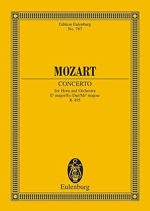 Book cover for Horn Concerto No. 4, K. 495 in E-Flat Major