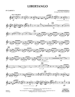Libertango - Bb Clarinet 1